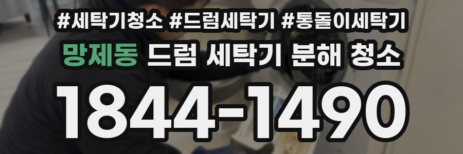 망제동 드럼 세탁기 분해 청소