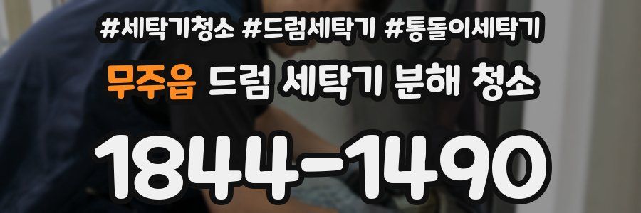 무주읍 드럼 세탁기 분해 청소