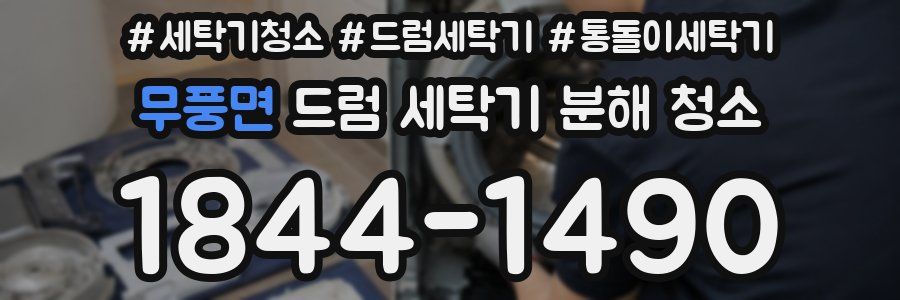 무풍면 드럼 세탁기 분해 청소