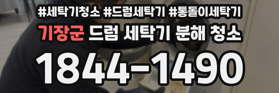 기장군 드럼 세탁기 분해 청소