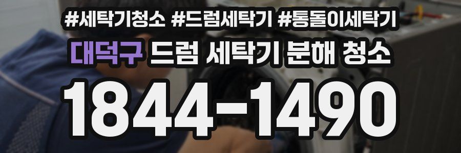 대덕구 드럼 세탁기 분해 청소