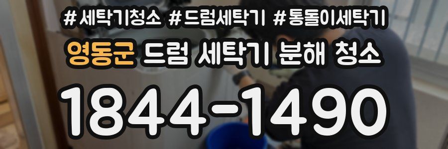 영동군 드럼 세탁기 분해 청소