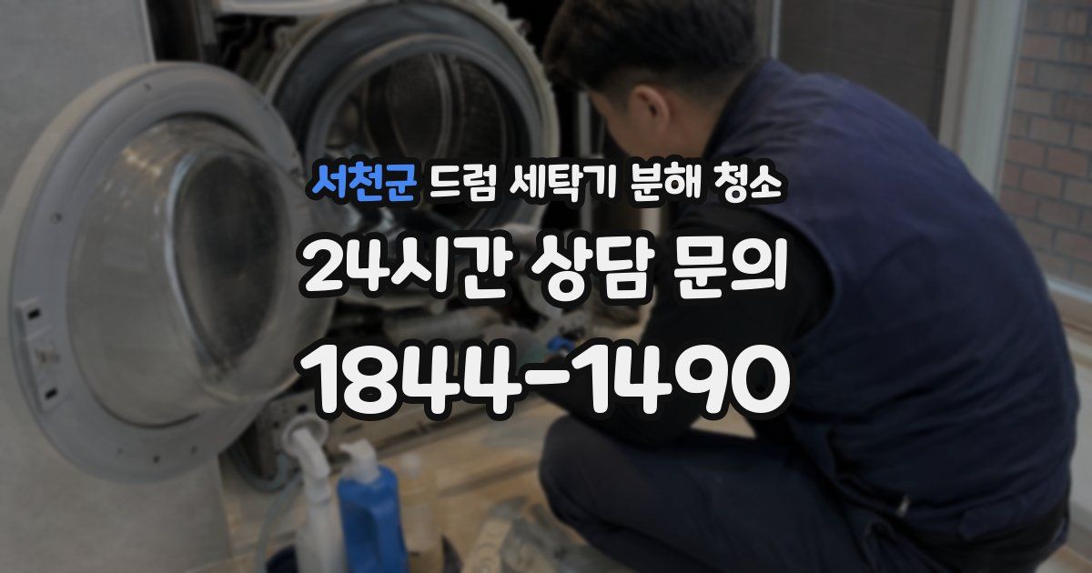 서천군 드럼 세탁기 분해 청소