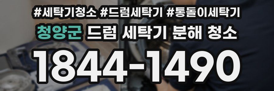 청양군 드럼 세탁기 분해 청소