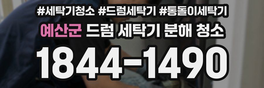 예산군 드럼 세탁기 분해 청소