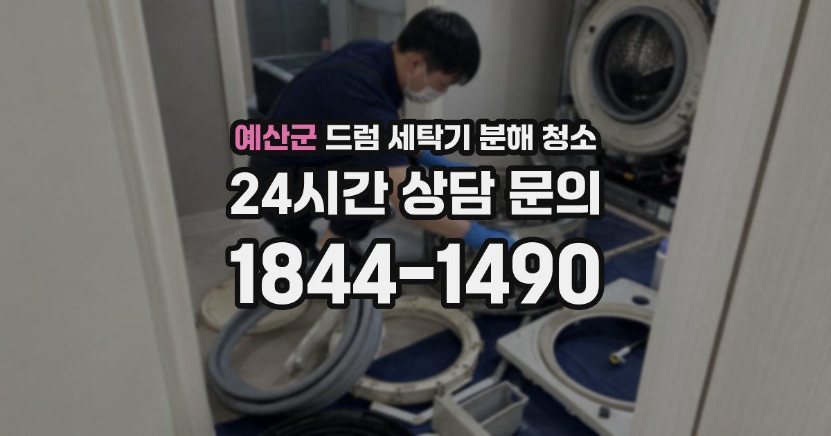 예산군 드럼 세탁기 분해 청소