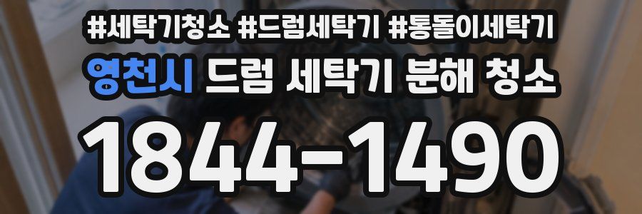 영천시 드럼 세탁기 분해 청소