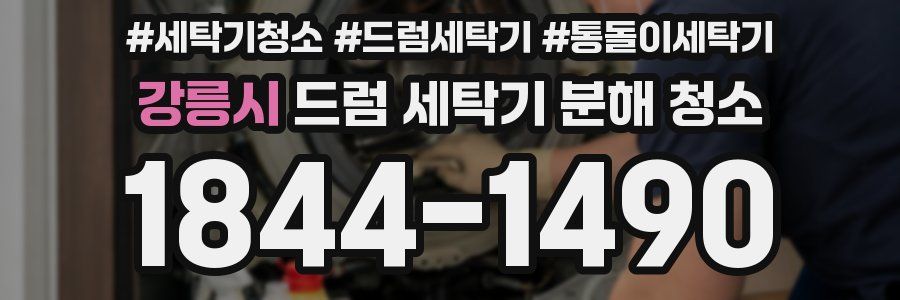강릉시 드럼 세탁기 분해 청소