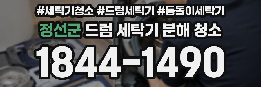 정선군 드럼 세탁기 분해 청소