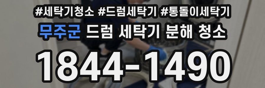무주군 드럼 세탁기 분해 청소