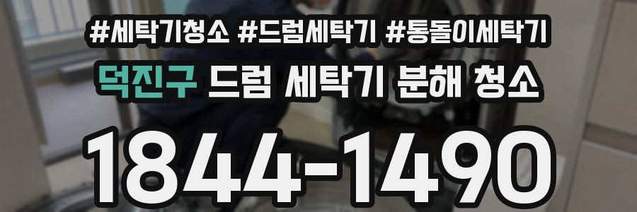 덕진구 드럼 세탁기 분해 청소