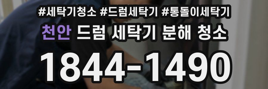 천안 드럼 세탁기 분해 청소