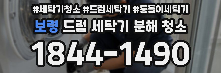 보령 드럼 세탁기 분해 청소