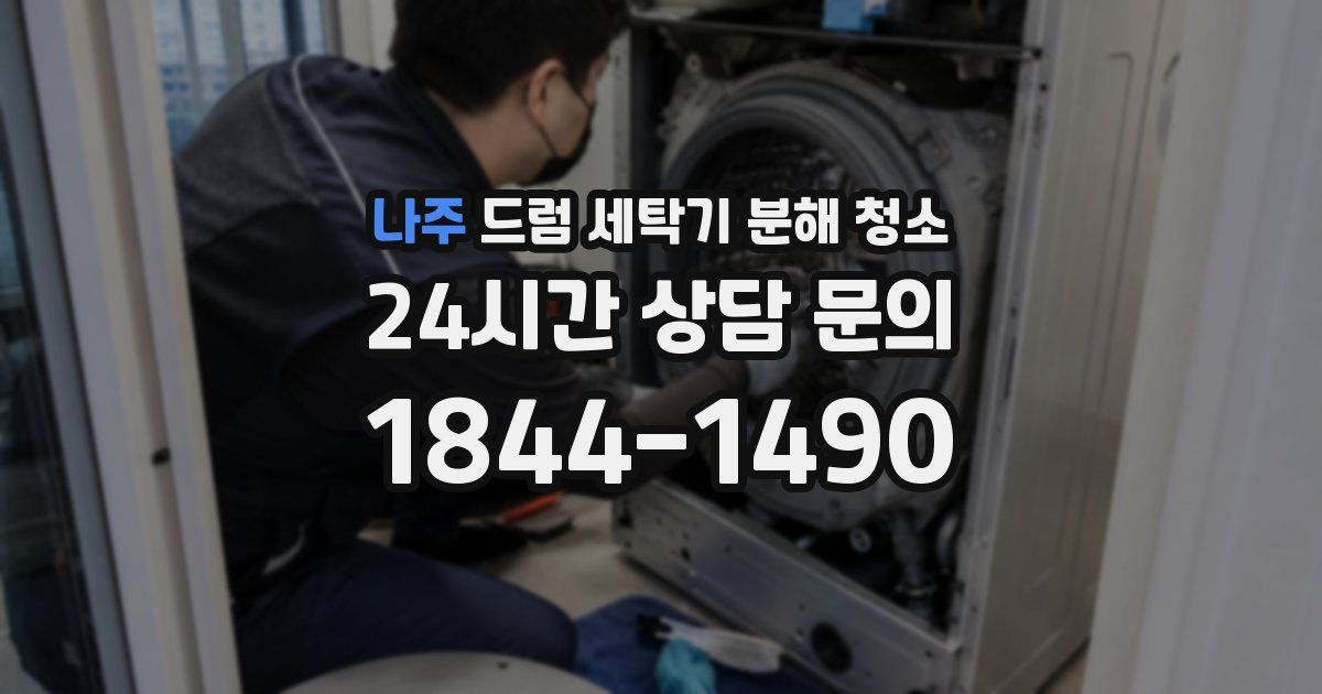 나주 드럼 세탁기 분해 청소