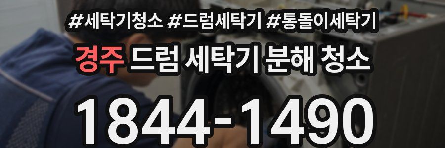 경주 드럼 세탁기 분해 청소