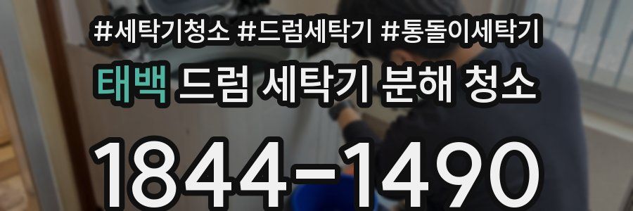 태백 드럼 세탁기 분해 청소