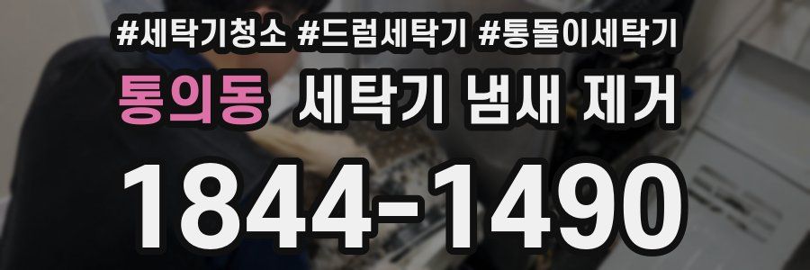통의동 세탁기 냄새 제거
