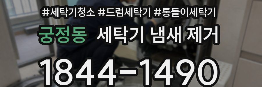 궁정동 세탁기 냄새 제거