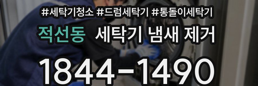 적선동 세탁기 냄새 제거
