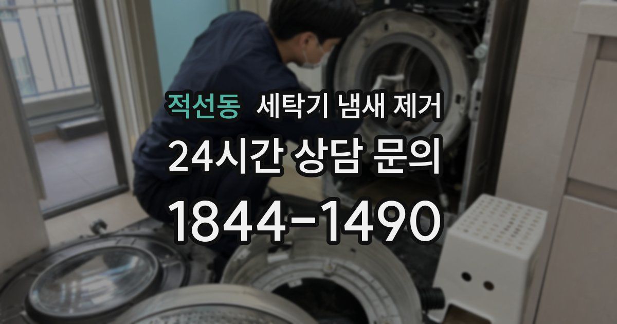 적선동 세탁기 냄새 제거