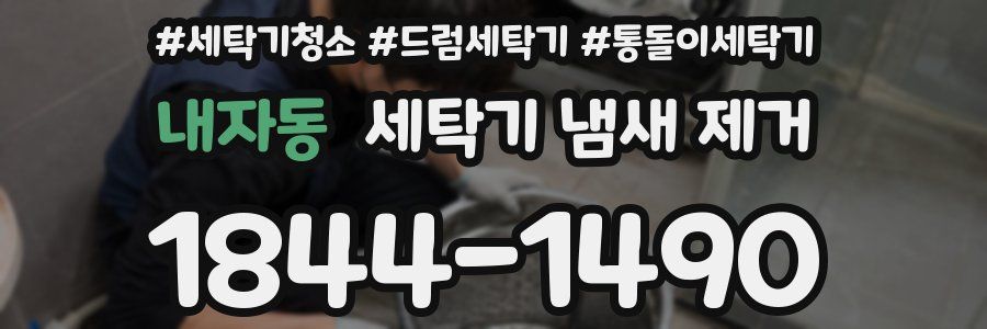 내자동 세탁기 냄새 제거
