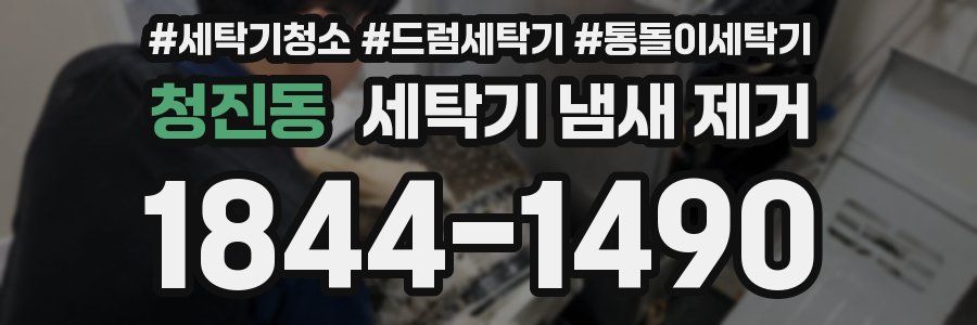 청진동 세탁기 냄새 제거
