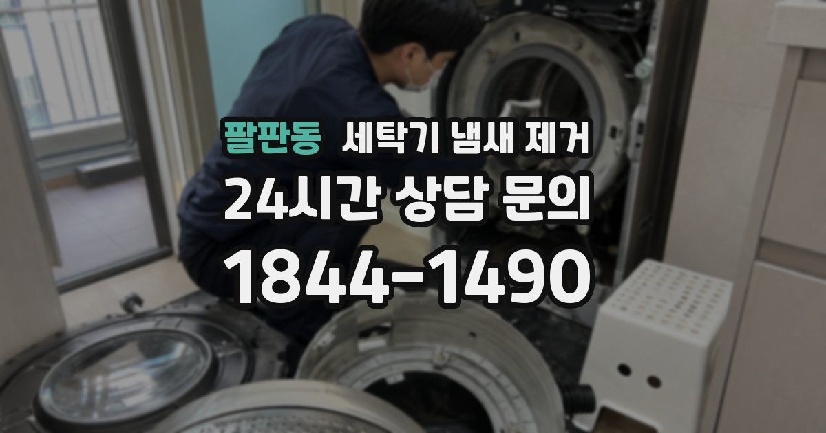 팔판동 세탁기 냄새 제거