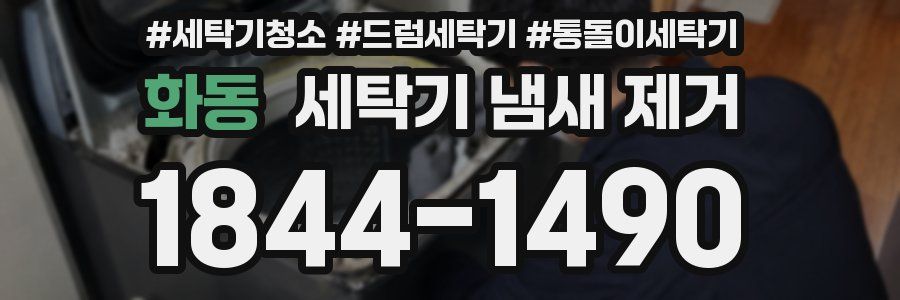 화동 세탁기 냄새 제거
