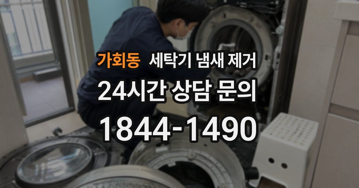 가회동 세탁기 냄새 제거