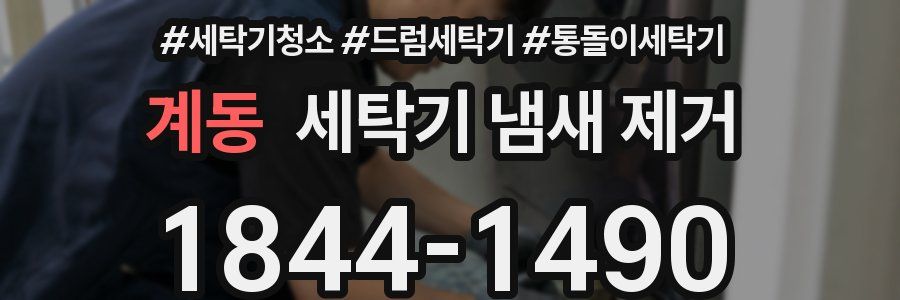 계동 세탁기 냄새 제거