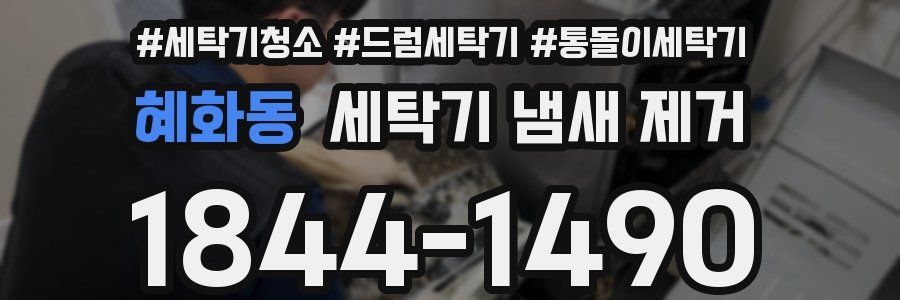 혜화동 세탁기 냄새 제거
