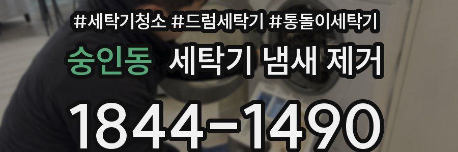 숭인동 세탁기 냄새 제거