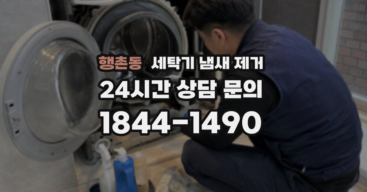 행촌동 세탁기 냄새 제거