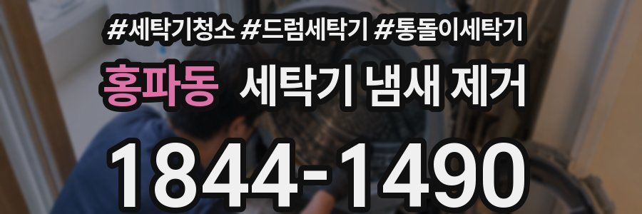홍파동 세탁기 냄새 제거