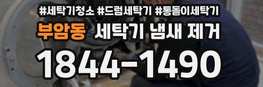 부암동 세탁기 냄새 제거