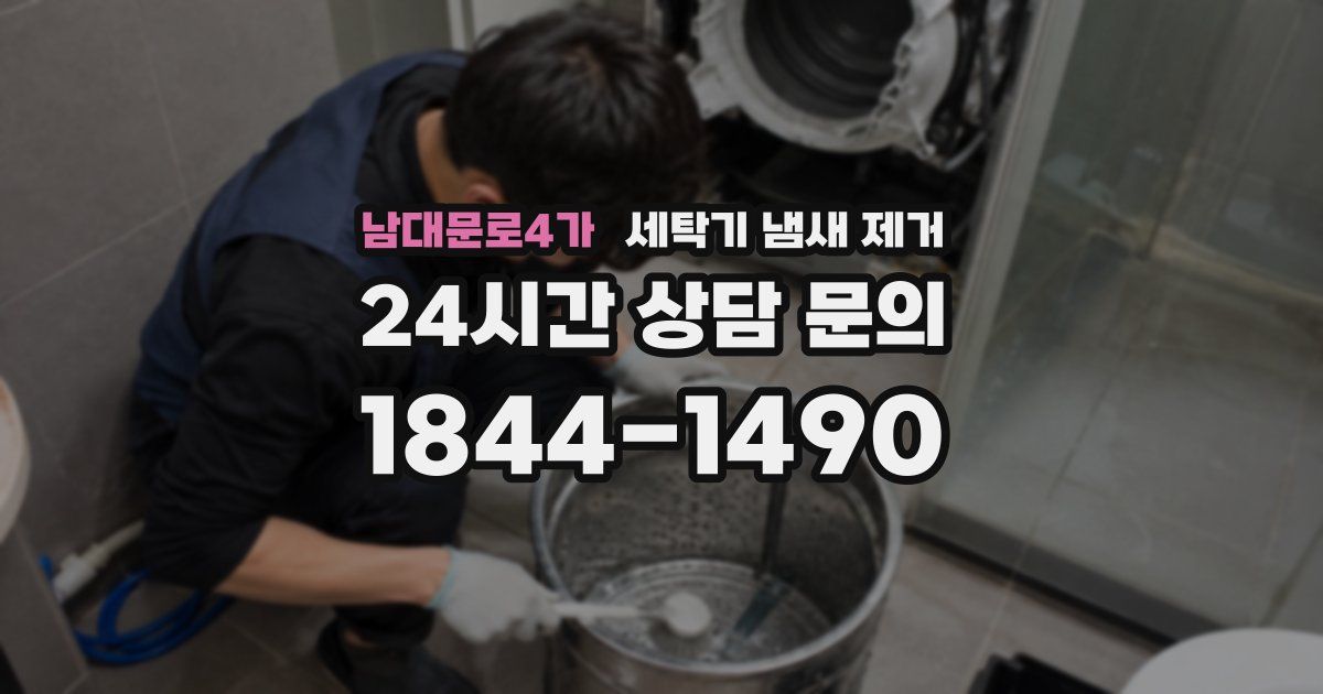 남대문로4가 세탁기 냄새 제거