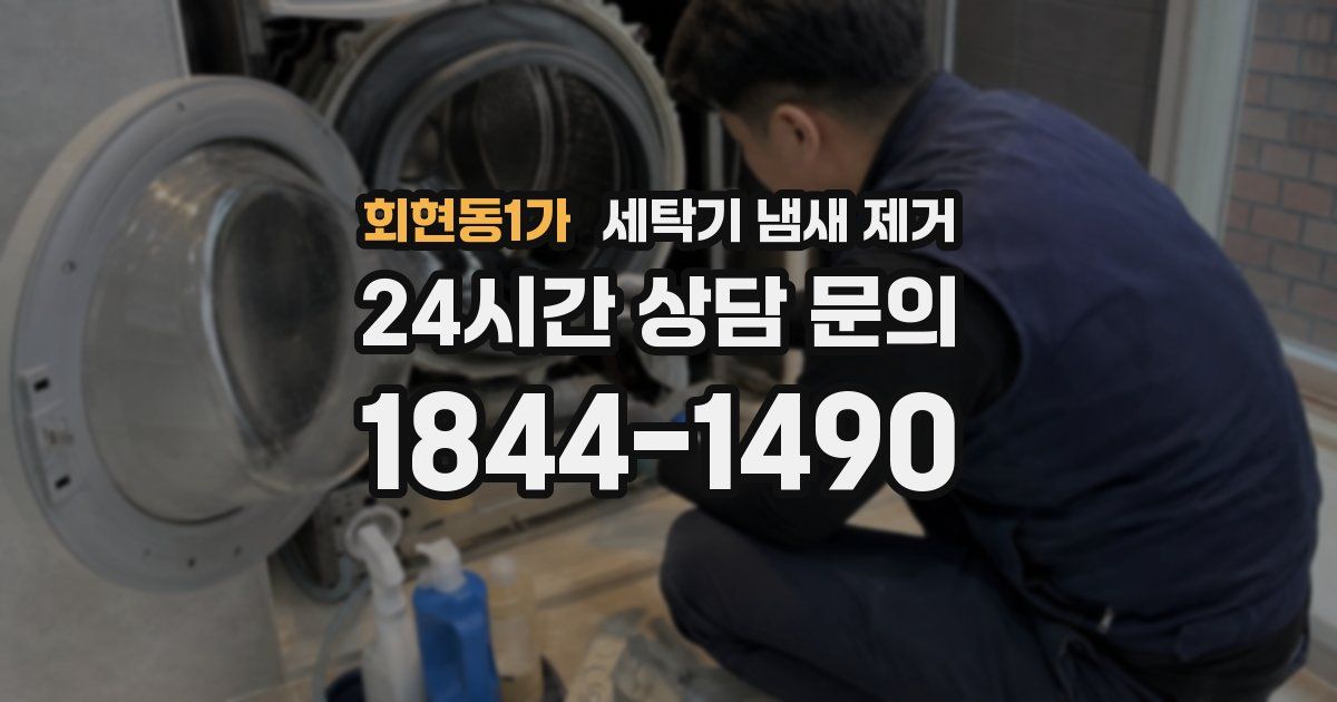 회현동1가 세탁기 냄새 제거