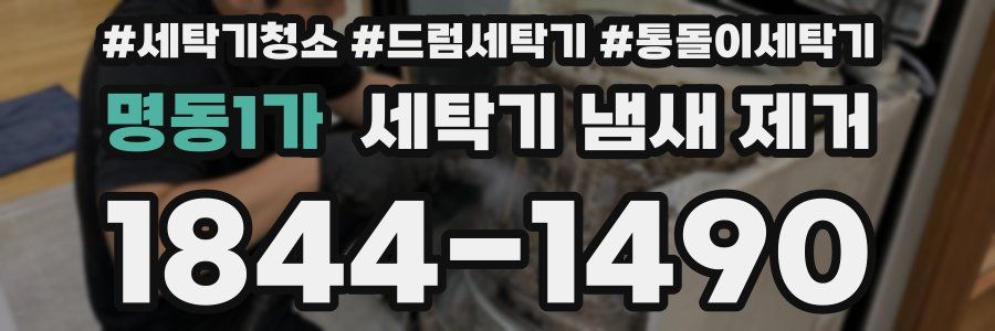 명동1가 세탁기 냄새 제거