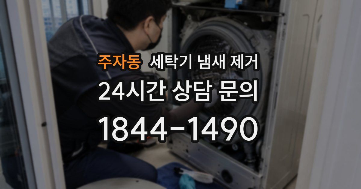 주자동 세탁기 냄새 제거