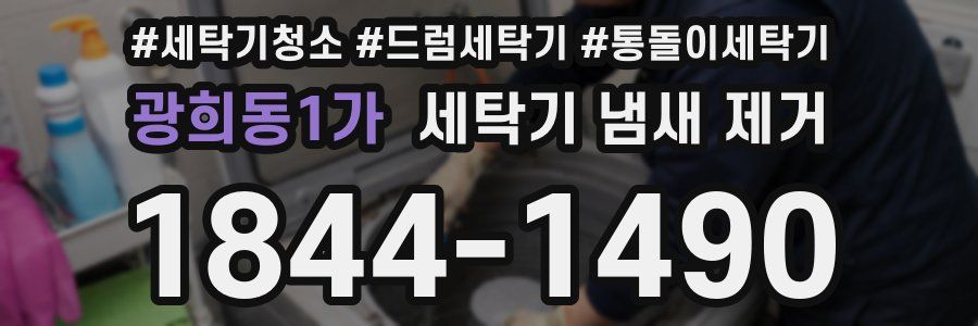 광희동1가 세탁기 냄새 제거