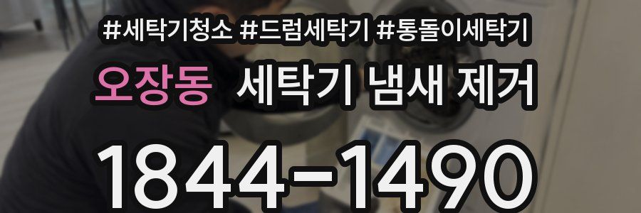 오장동 세탁기 냄새 제거