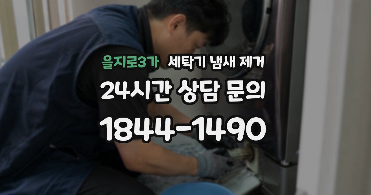 을지로3가 세탁기 냄새 제거