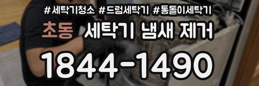 초동 세탁기 냄새 제거