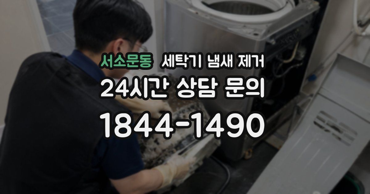 서소문동 세탁기 냄새 제거