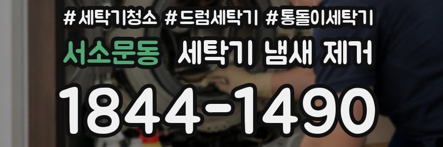 서소문동 세탁기 냄새 제거