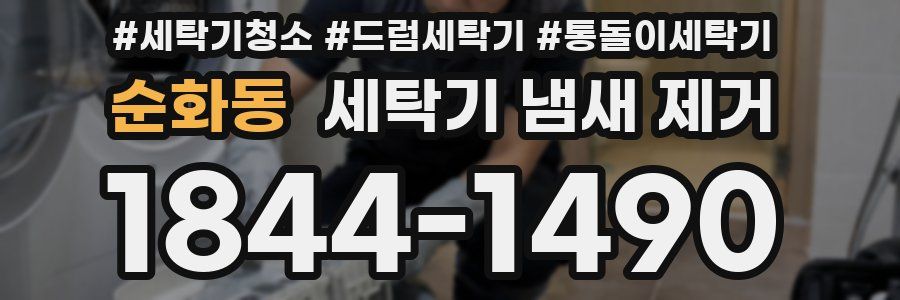순화동 세탁기 냄새 제거