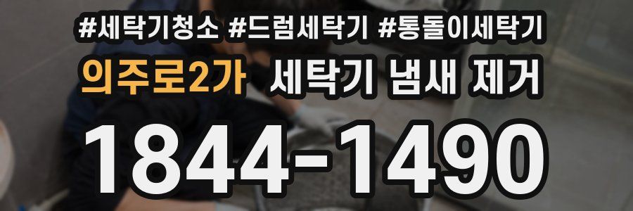 의주로2가 세탁기 냄새 제거