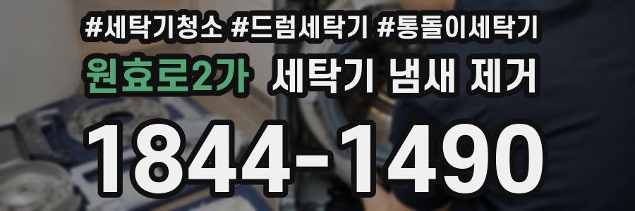 원효로2가 세탁기 냄새 제거