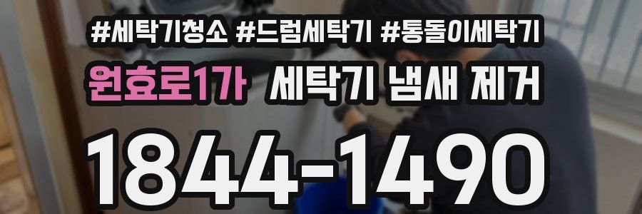 원효로1가 세탁기 냄새 제거