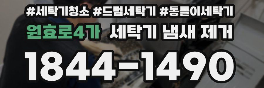 원효로4가 세탁기 냄새 제거